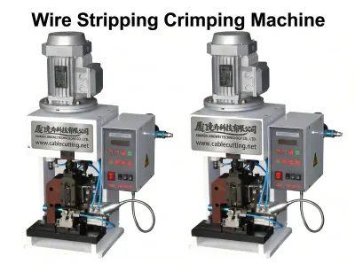 Mesin Pengupas & Crimping Kawat Umpan Ujung Otomatis WPM-2008A2-E - Mesin Pengupas & Krimping