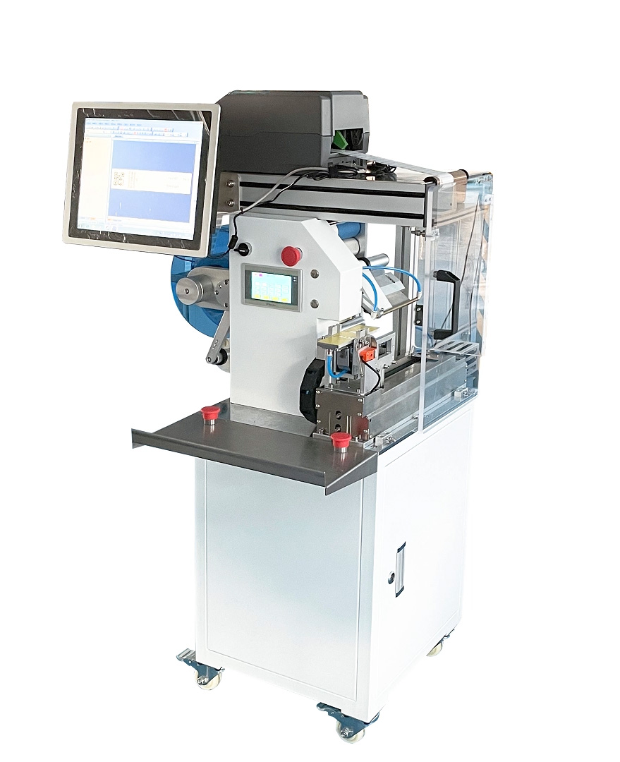 Mesin Pelipat dan Pelabelan Kawat Semi-Otomatis JW-T107 Thumb