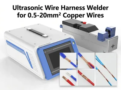 Mesin Las Harness Kawat Ultrasonik Portabel WPM-001N - Mesin Krimping Semi-Otomatis
