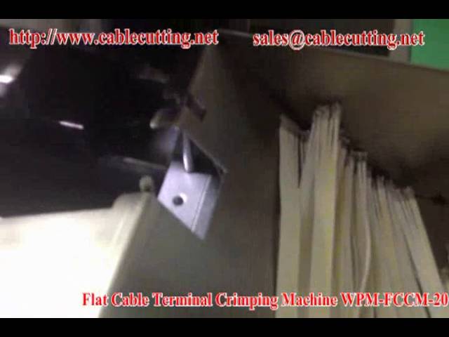 Flat cable terminal crimping machine WPM FCCM-20