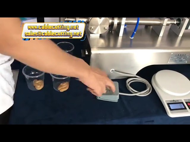 High viscous soap liquids diahwash juice thick lotion almond butter bottle filling machine with tank
