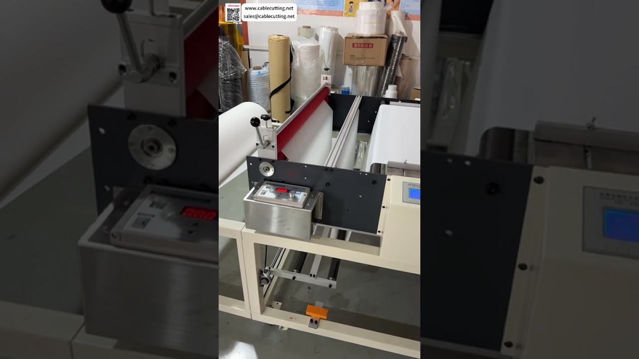 Mesin Pemotong Roll ke Lembar Premium untuk Kertas, Film Plastik, dan Kain Non Woven - Setup Manufaktur