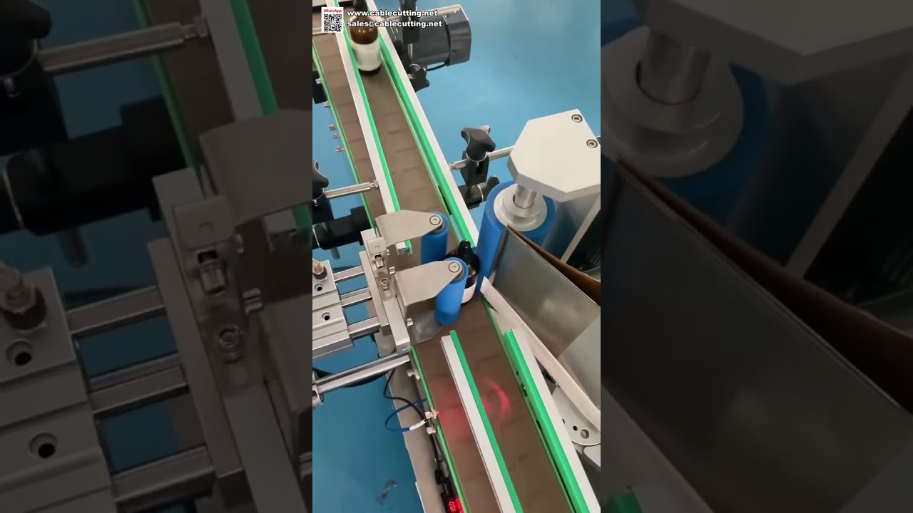 Mesin Pelabel Otomatis Clear View | Sistem Dispenser Label untuk Lini Pengemasan Efisien