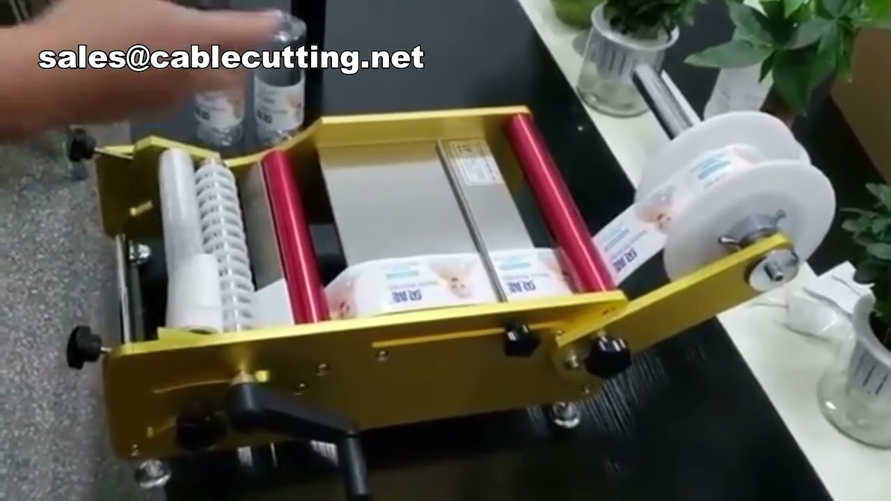 Mesin Label Botol Manual Handy untuk Botol Bulat – Praktis dan Efisien