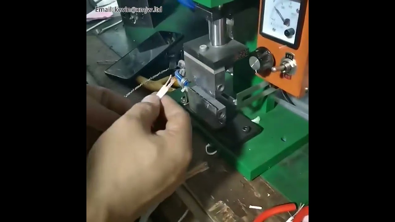 Pneumatic Heat Stripping Machine Nylon Data Cable Peeling Machine Nylon Braided Mesh Shielded Wire V