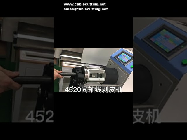 Coaxial multi layer stripping machine, cable stripping machine, large square multi layer sheathing w