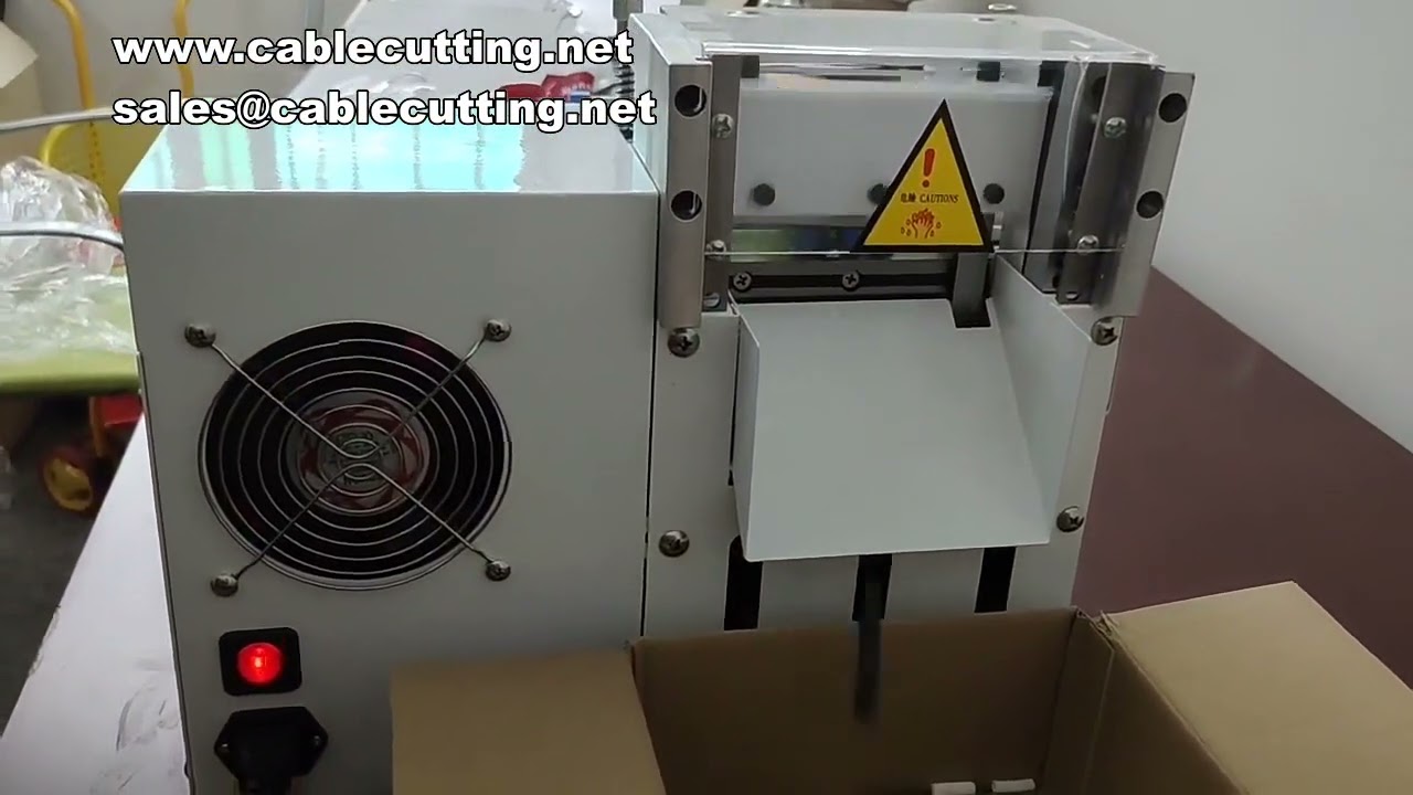 Heat shrink tube cutting machine, PVC insulated tube cutting machine, yellow wax tube glass fiber tu