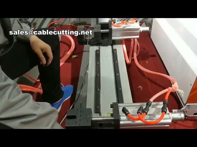 Mesin Pengupas Kawat Pneumatik Otomatis | Alat Stripping Kabel Industri