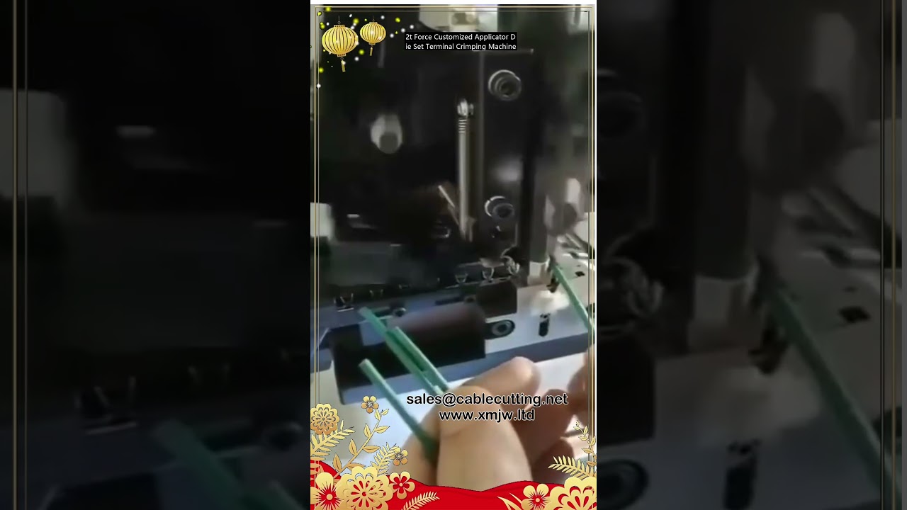 Mesin Crimping Terminal 2 Ton dengan Applicator Die Kustom untuk Hasil Presisi