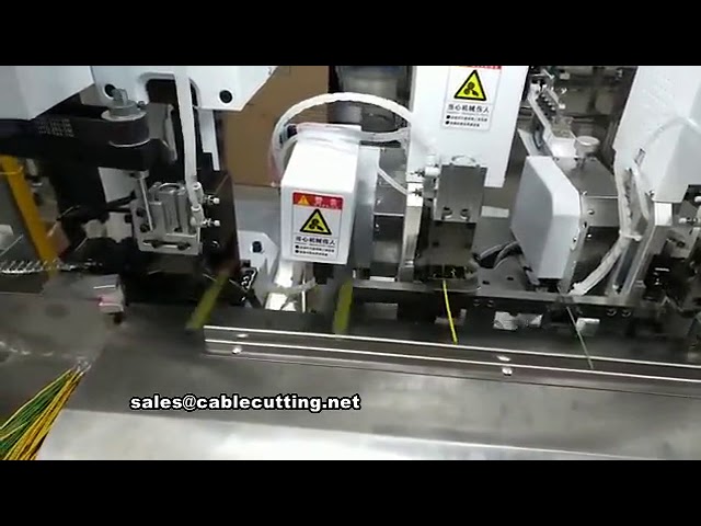 Automatic 2 ends terminal crimping and merging machine, Automatic terminal crimping