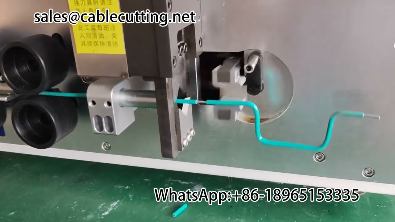 Automatic computer bending and stripping machine #bending machine #stripping machine #electrical cab