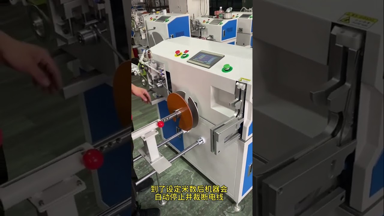 Efficient & Neat Wire Coiling Machine Save Time & Effort #factory #machine