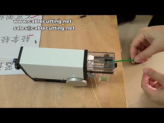 High precision induction type pure pneumatic stripping machine, upright portable wire and cable manu