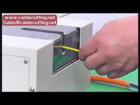 Pneumatic multi core cable stripper machine withou change blades, new energy battery cable stripper