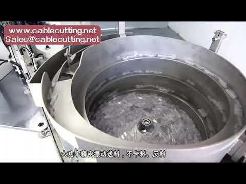 Automatic wire cutting stripping crimping and insert insulated sleeve machine