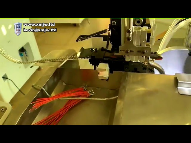 Mesin Crimping Terminal Otomatis Tiga Kepala untuk Produksi Kabel Cepat & Presisi