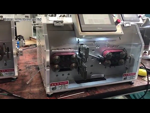 Fully Automatic multi core sheathed wire stripping cutting machine 2 6 cores wire peeling machine