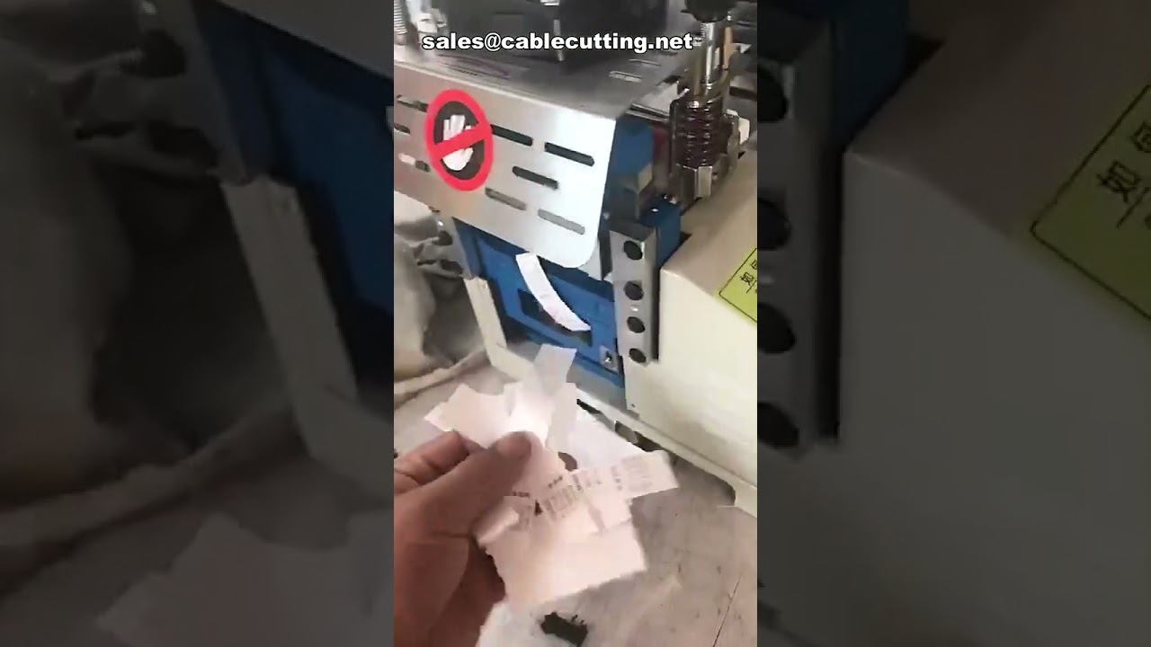 Mesin Pemotong Merek Otomatis dengan Pelacakan Inframerah & Elektronik