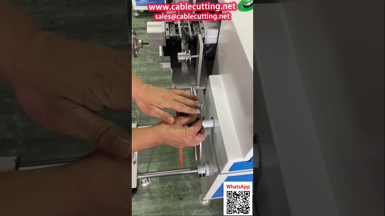 Mesin Kawat All-in-One: Penghitung, Pengupas Ganda, Pemotong, dan Penggulung Otomatis