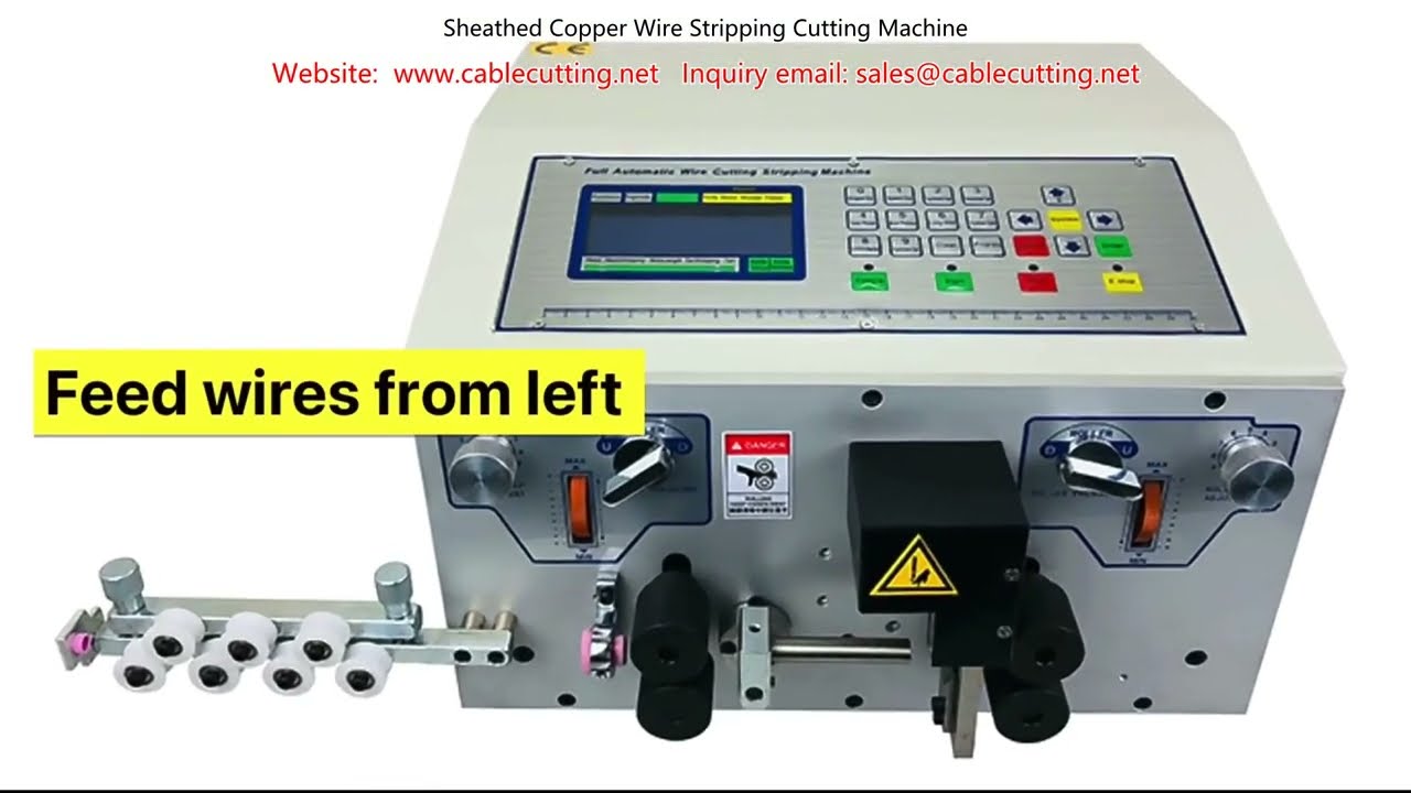 Sheathed Copper Wire Stripping Cutting Machine