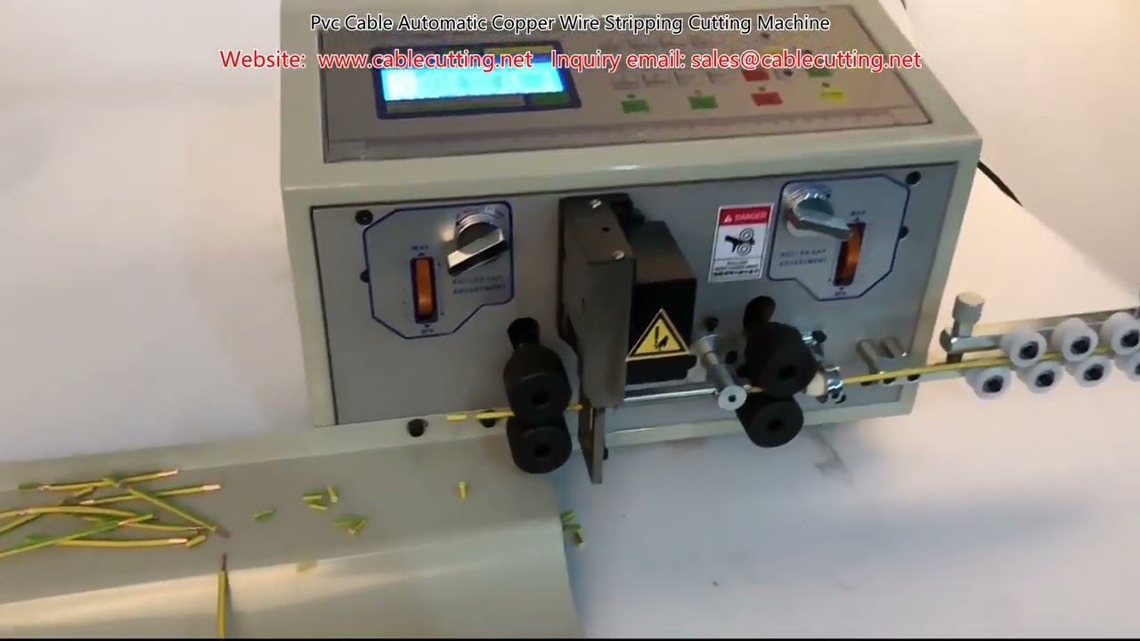 Pvc Cable Automatic Copper Wire Stripping Cutting Machine