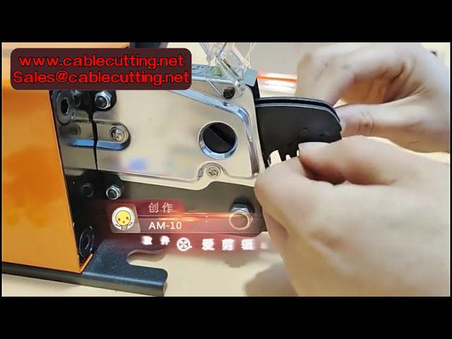 Mesin Crimping Terminal Dinamis AM-10 | Cold Pressing Otomatis untuk Kabel