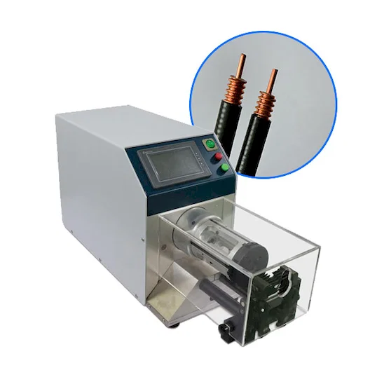 Alat Pengupas Kabel Koaksial Semi-Otomatis Presisi WPM-8608 - Pengupas Kabel Koaksial