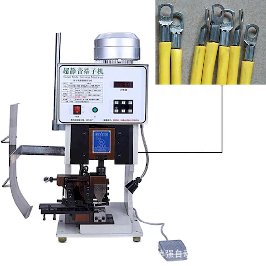 Mesin Krimping Terminal Semi-Otomatis Tanpa Suara WPM-3000S - Mesin Krimping Semi-Otomatis